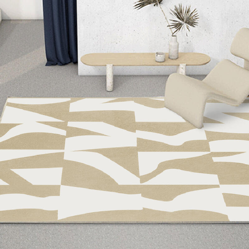 4design brown modern square carpet