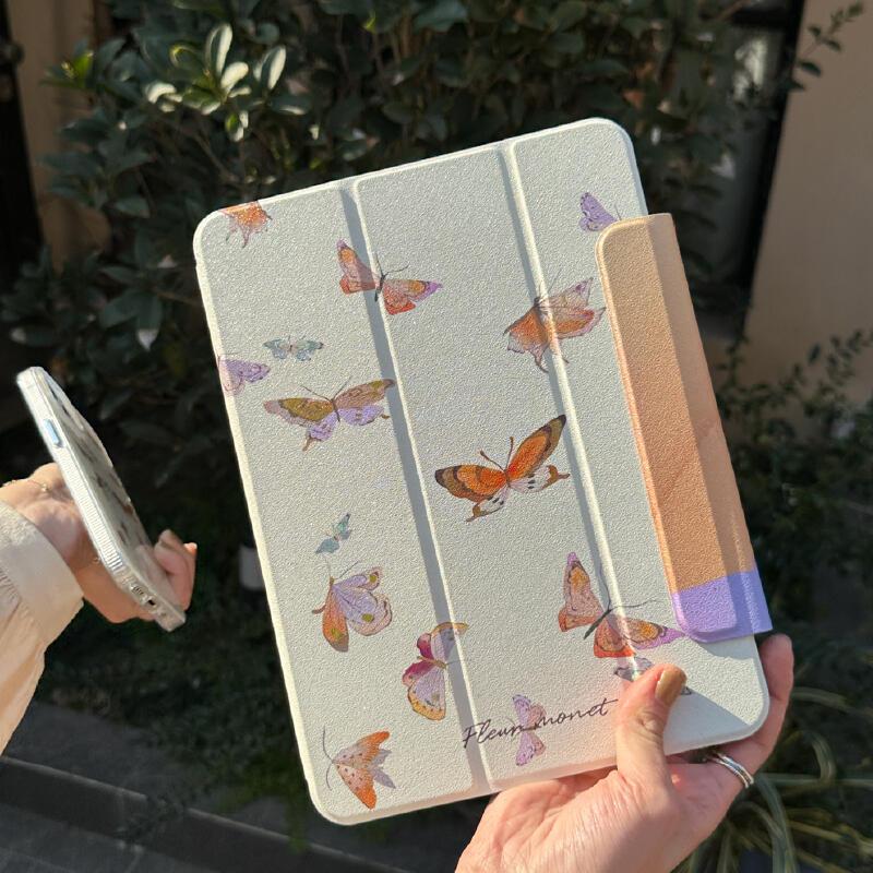 butterfly garden iPad case
