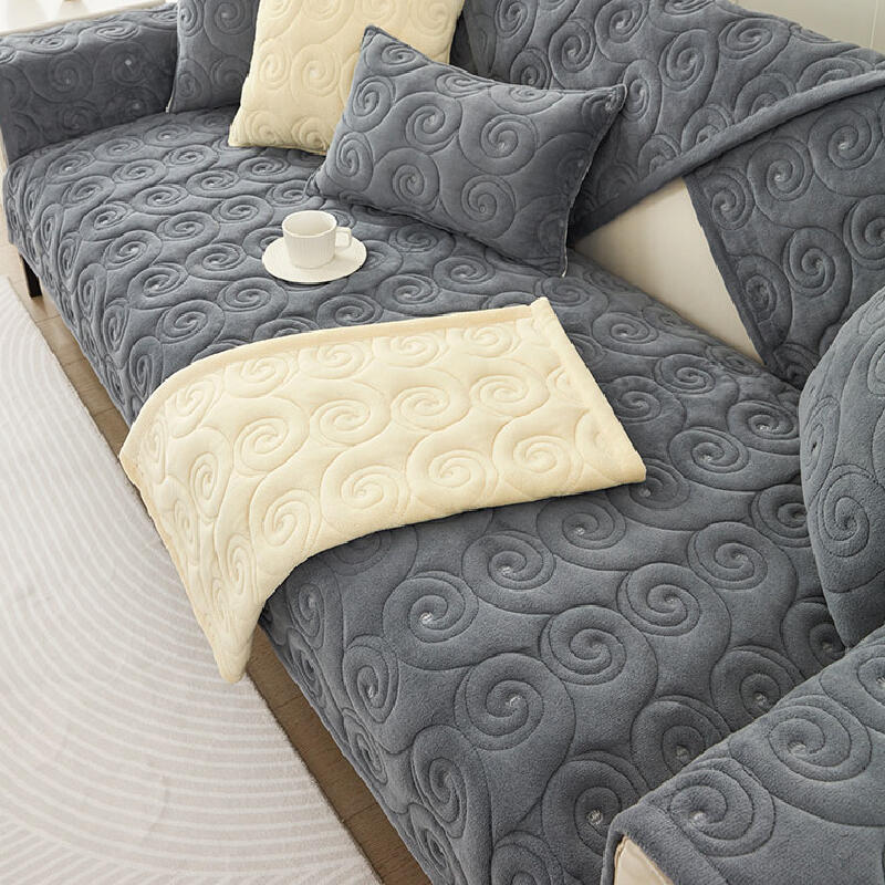3d spiral sofa cover