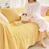 3color waffle fabric simple cushion