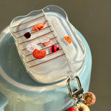 clear wave sweet charm Airpods case
