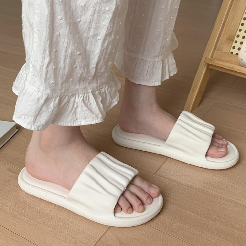 6color simple wave room shoes