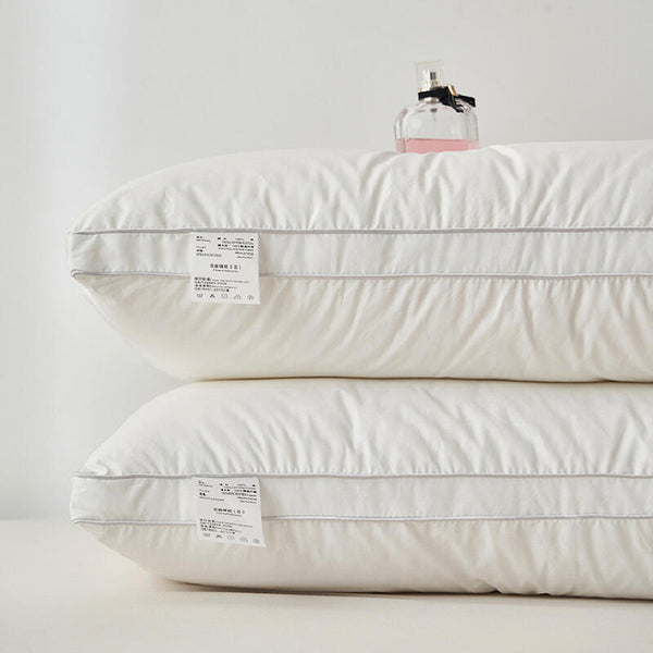 3size simple square piping pillow