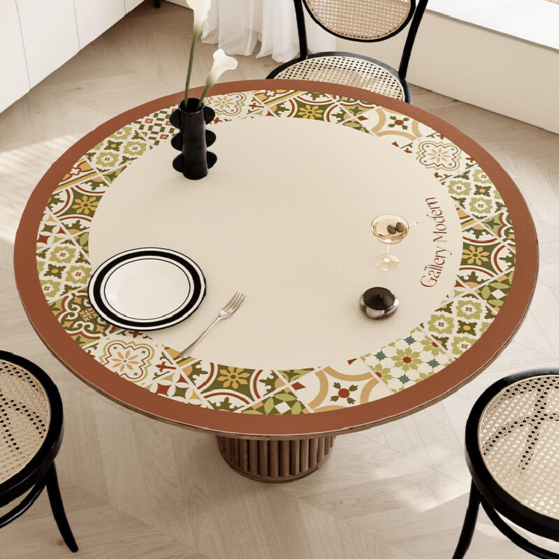 retro classical circle table mat