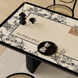 art philosopher logo square table mat
