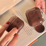 dark brown shadow Airpods case