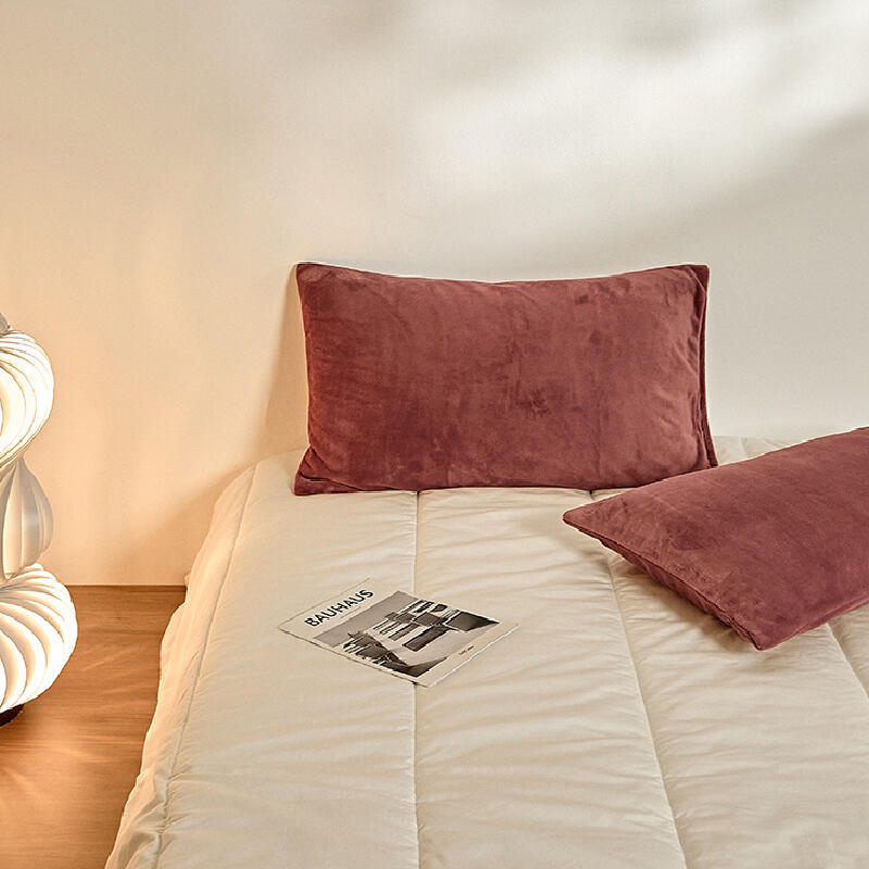 8color milk velvet simple pillow sheets