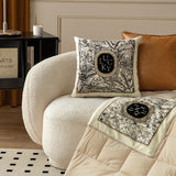 lucky logo luxury 2way quilt cushion