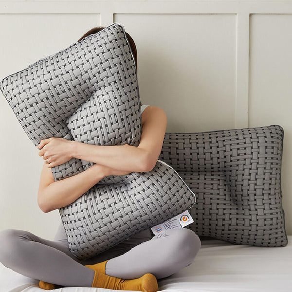 knitting simple pillow
