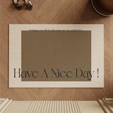 5design simple modern door mat