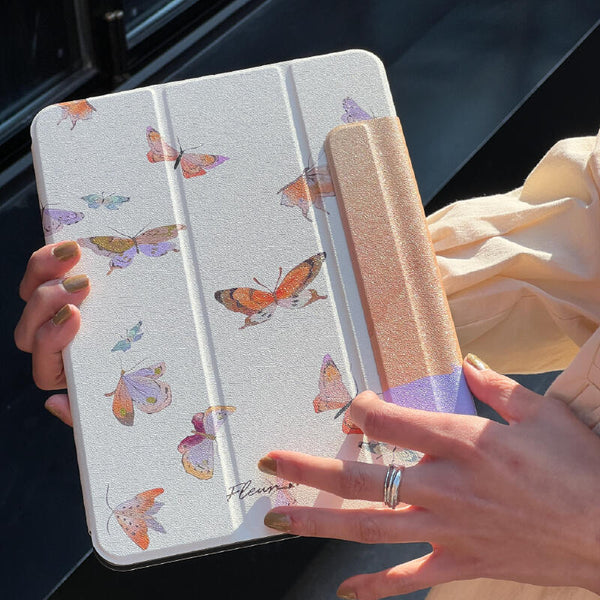 butterfly garden iPad case