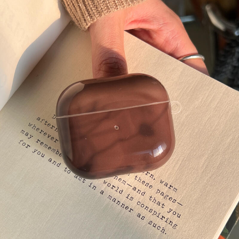 dark brown shadow Airpods case