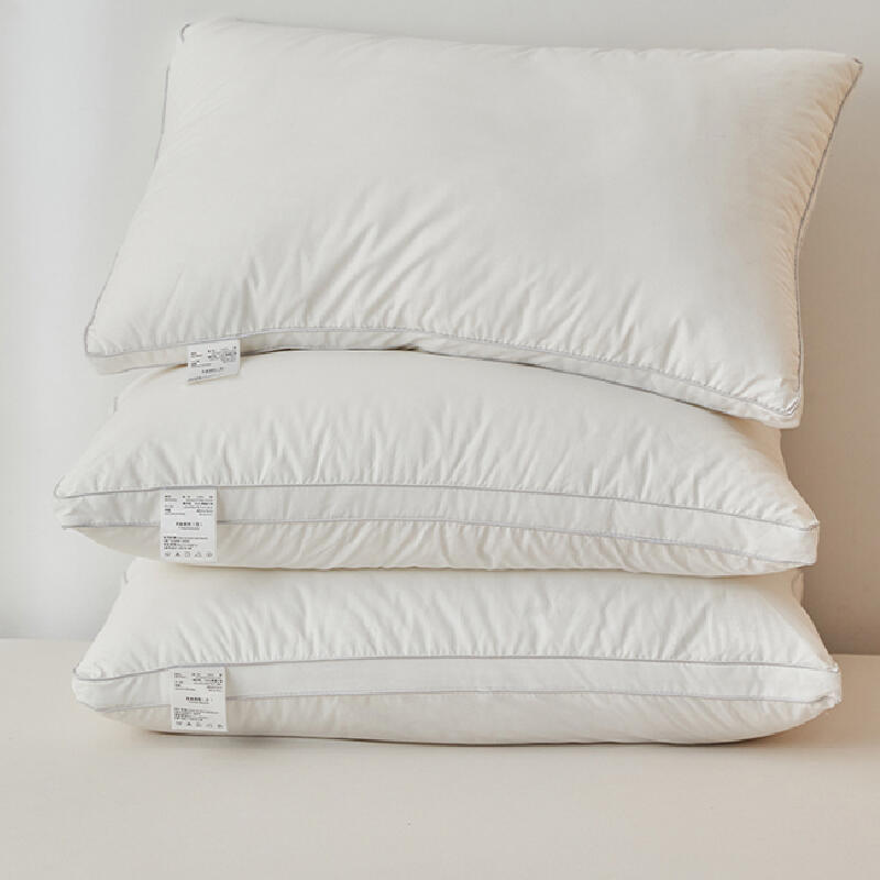 3size simple square piping pillow