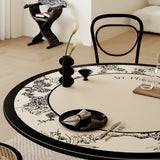 art philosopher logo round table mat