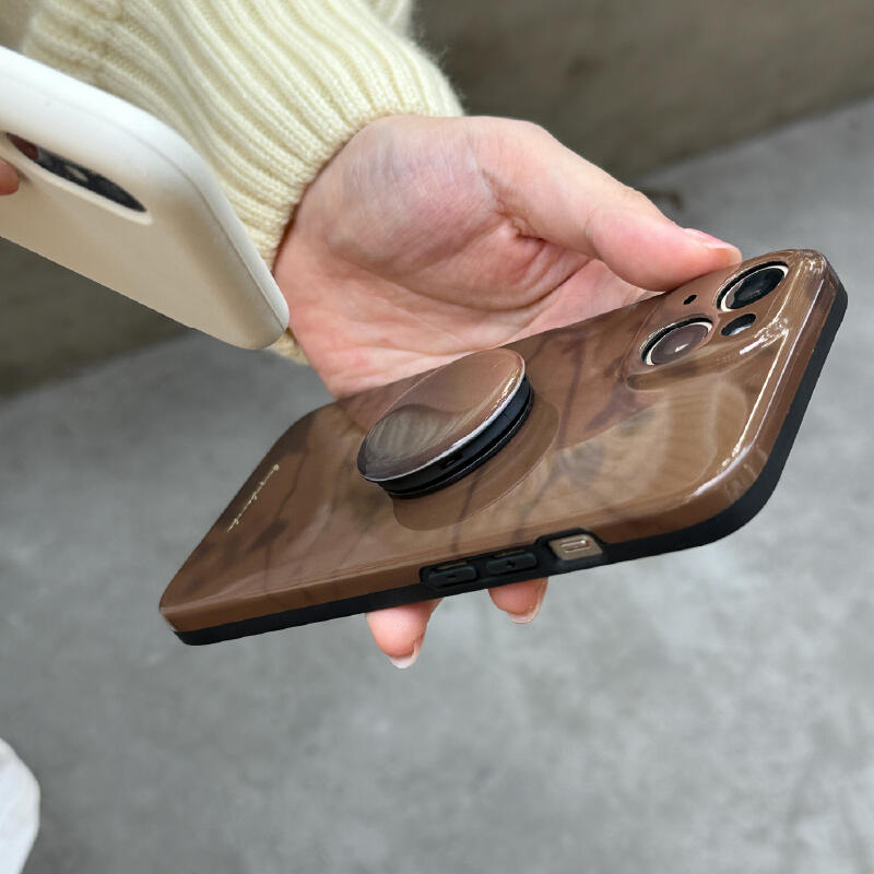 dark brown shadow iPhone case