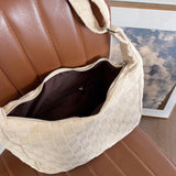 tile pattern square shoulder bag