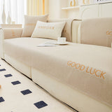 3color good luck logo sofa cover