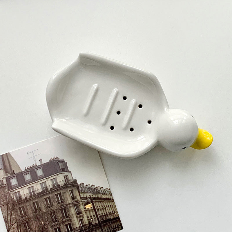 swan soap dish