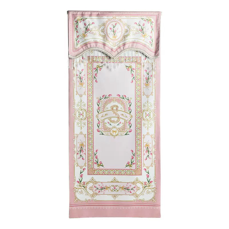 pink lovely tulip curtain