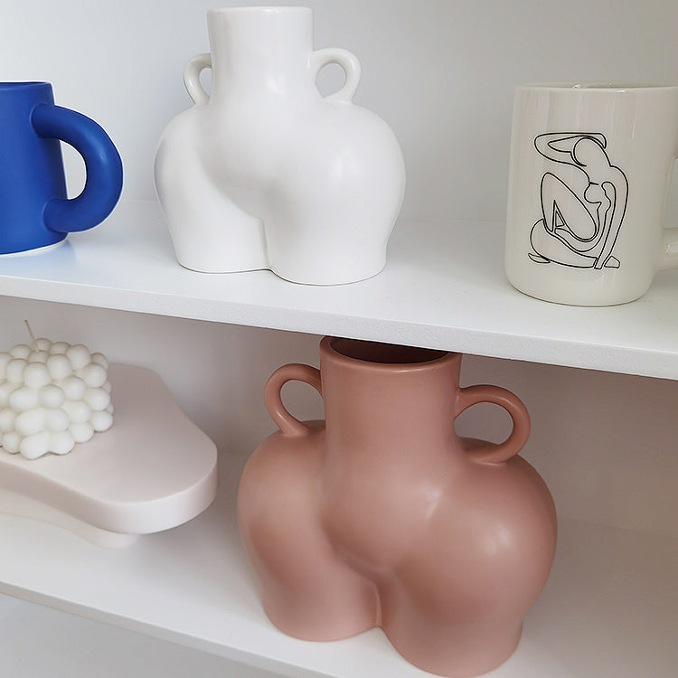 4type ceramic body vase