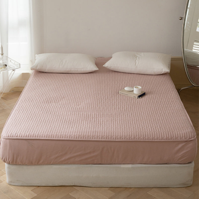 4color cotton quilt mattress cover