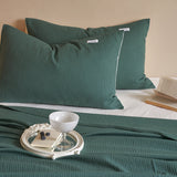 8color waffle soft cotton pillow sheets