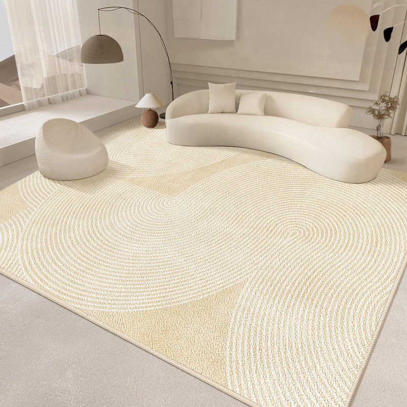 6design circle velvet square carpet