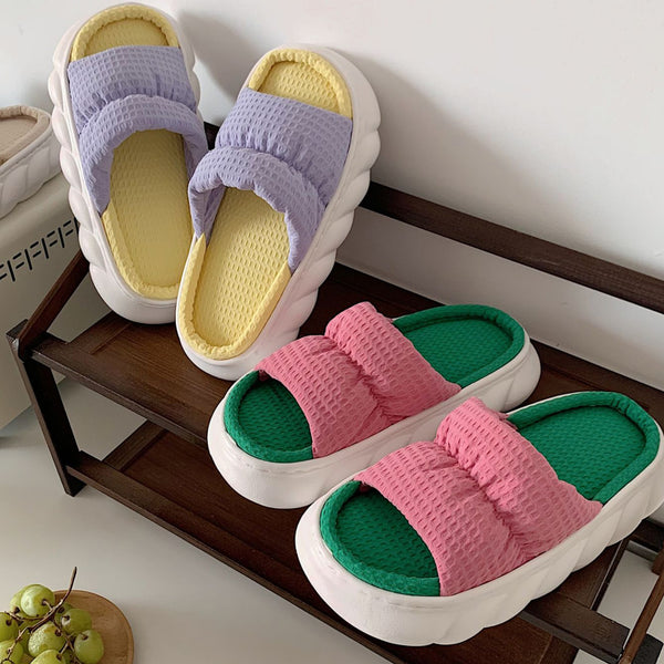 3color two-tone  rubber roomshoes