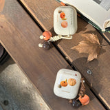 pumpkin charm Airpods case