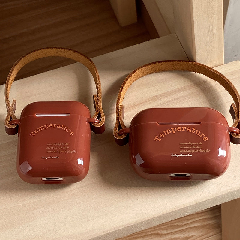 leather belt Airpods case