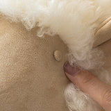 round sheep cushion