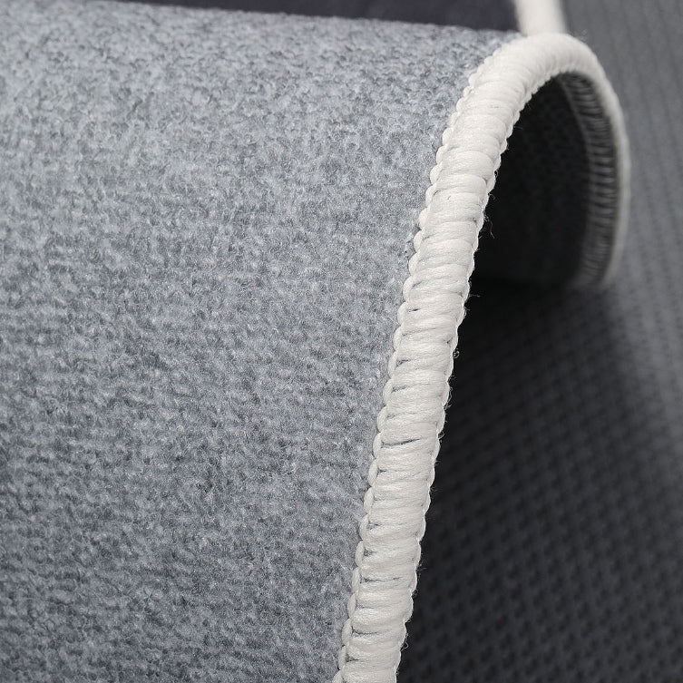 7design gray nature round carpet