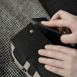 3color felt knit tissue case