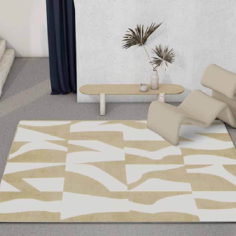 4design brown modern square carpet
