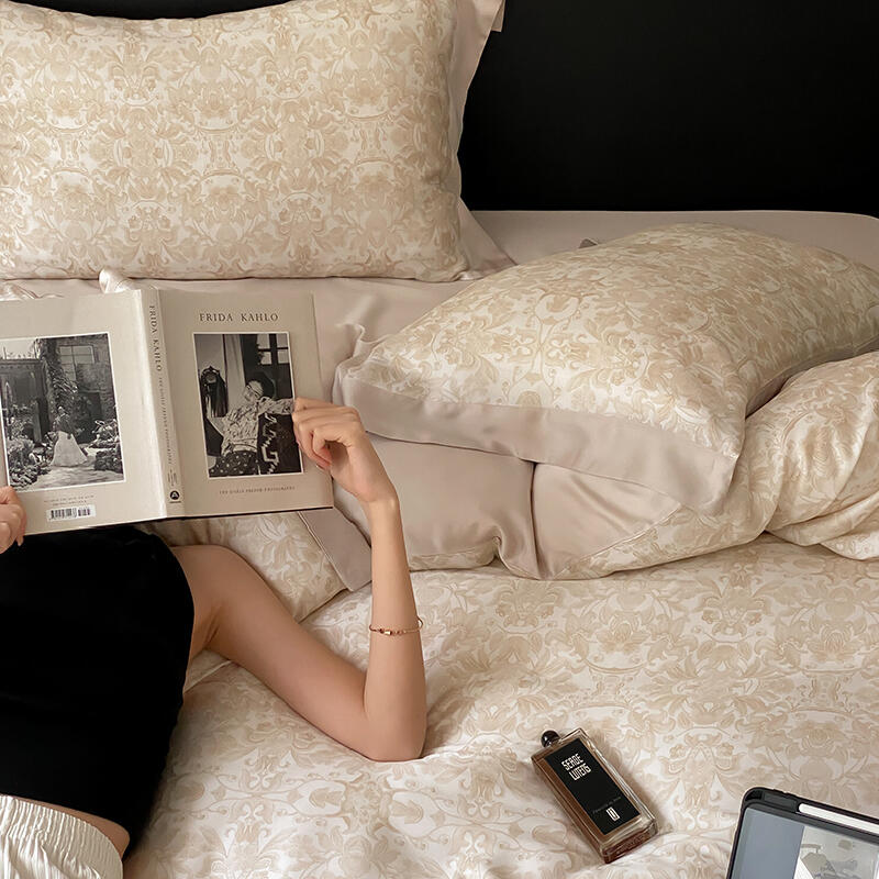 8design monotone modern flower bedlinen set