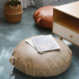 5color leather circle cushion