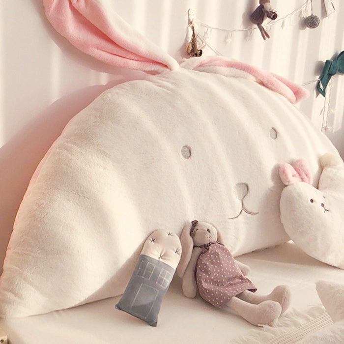 4color semicircle rabbit cushion
