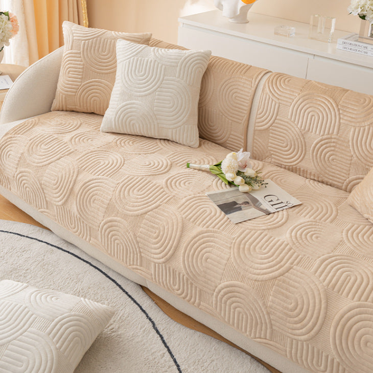 3color arch stitch sofa cover
