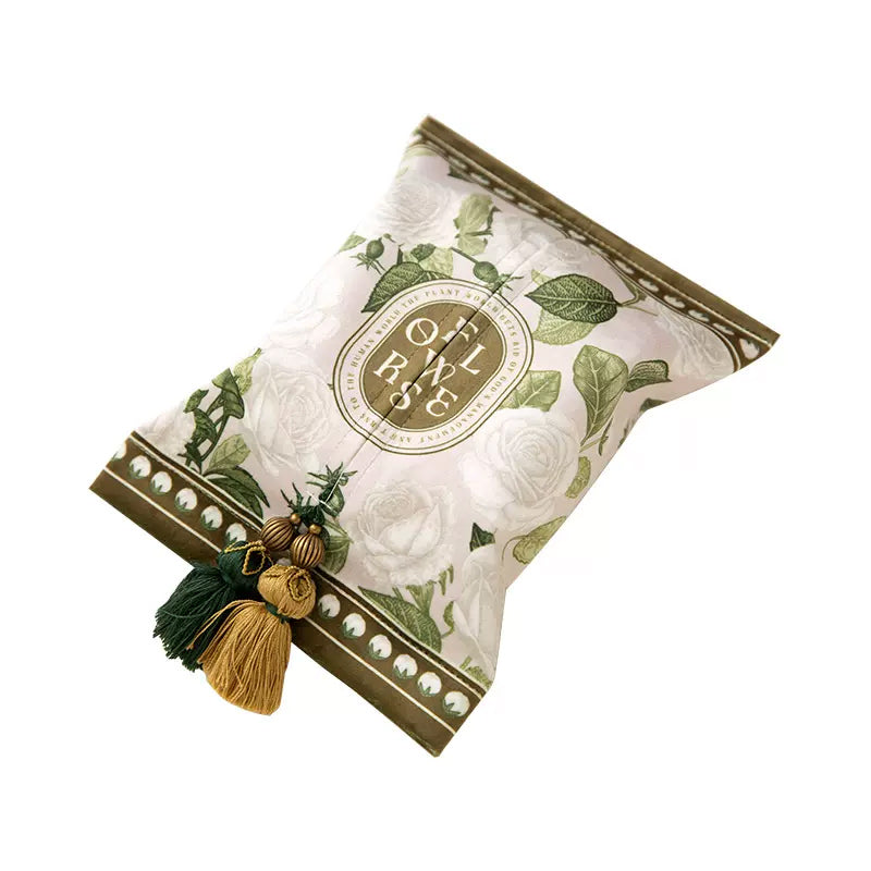 2design white rose tissue case