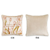 pink tuilp everthing 2design cushion
