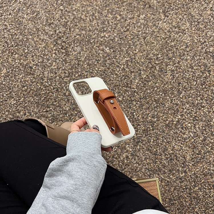 brown leather belt iPhonecase