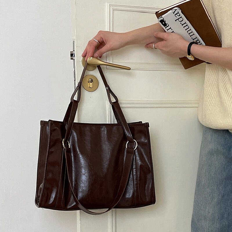 2wway leather tote bag