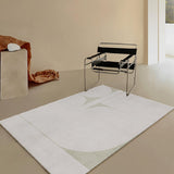 4design brown modern square carpet