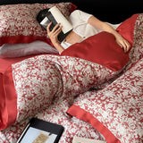 8design monotone modern flower bedlinen set