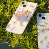butterfly garden iPhone case