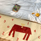 3design warm color art illustration floor mat