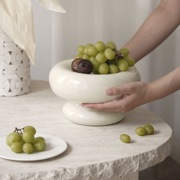 3color marshmallow ceramic tray