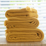 5color natural cotton blanket