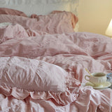 5color frill gather bedlinen set
