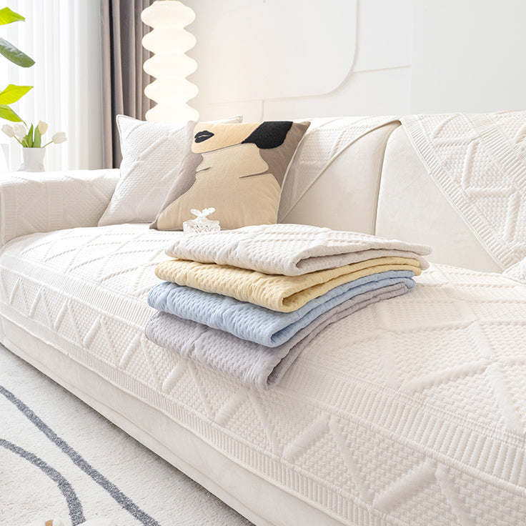 5color diamond stitch sofa cover